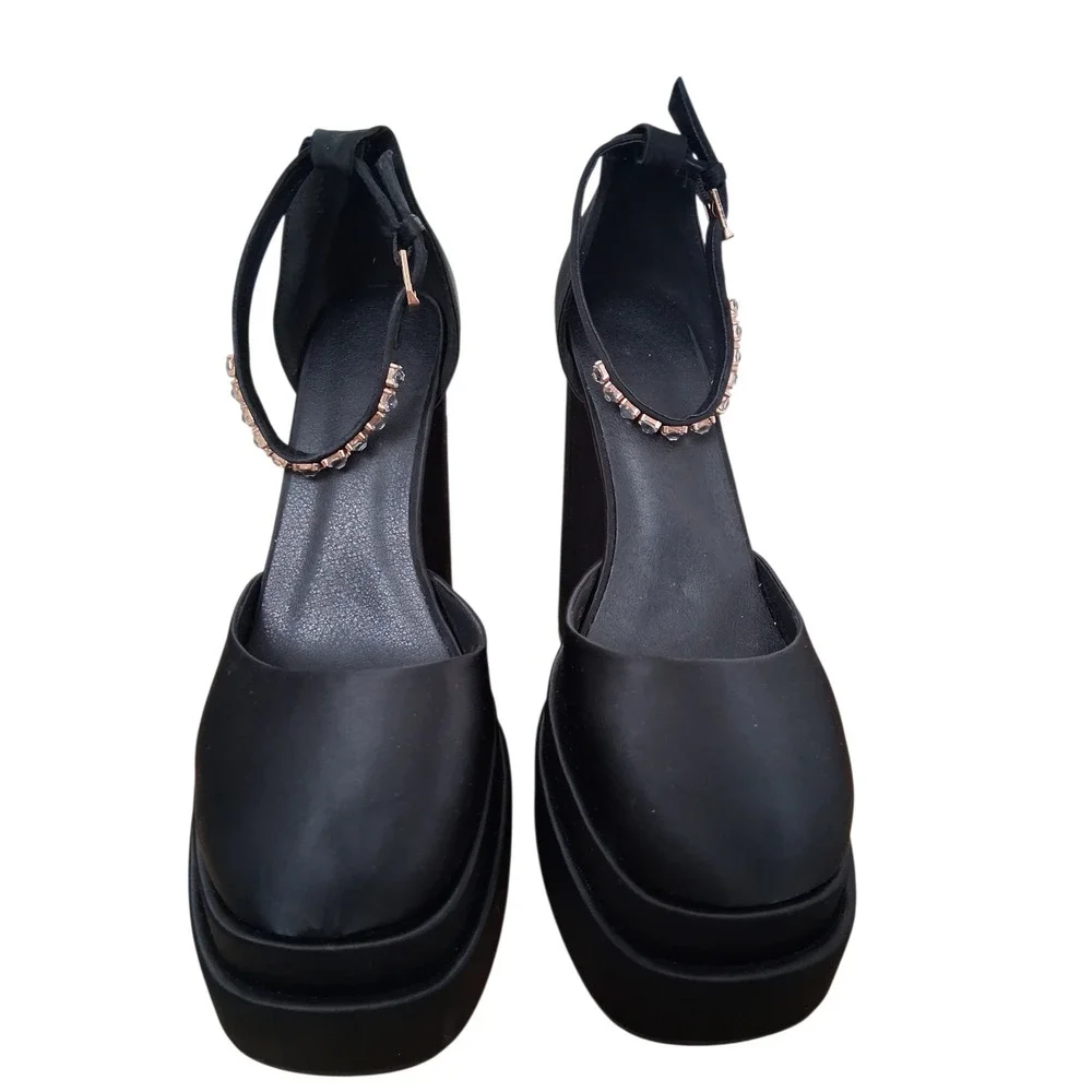 Y2k Chunky Whimsigoth Dark Romantic Women's size 9‎ Platform 5½